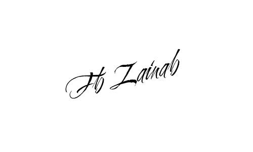 Fb Zainab name signature